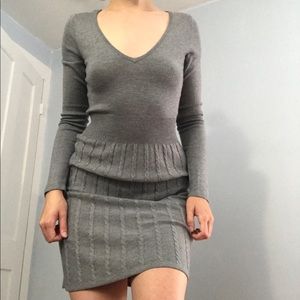 Long sleeve sweater dress